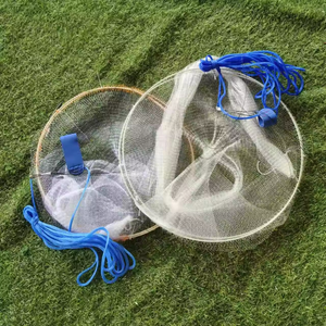 Các ballyhoop-tàng hình ráp Hoop Net sống Mồi Câu Cá Net Hoop Rig đóng mở trường hợp ballyhoo tôm 48 "3/8" lưới - Product Image 6
