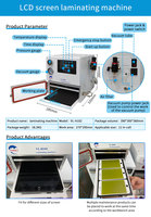 Machine de collage pour réparation de téléphone, film polarisant OCA, dissolvant de colle, laminage d'écran, changement d'écran, collage AFC COF