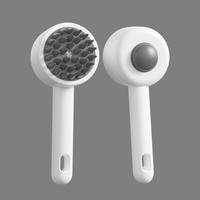 Brosse de lavage capillaire en ABS, peigne à shampoing, masseur de cuir chevelu, style MUJI, gratte-tête anti-démangeaisons, sûr pour les chats