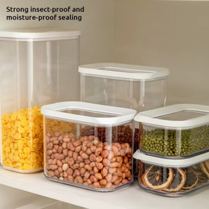 Kín thực phẩm lưu trữ container Set, nhựa Nhà Bếp Đựng thức ăn tổ chức cho hàng khô, ngũ cốc và cà phê - Product Image 3