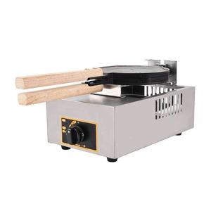 Máquina de rollos de huevo estilo <span class=keywords><strong>Hong</strong></span> <span class=keywords><strong>Kong</strong></span> de un solo cabezal, calefacción eléctrica a gas, máquina expendedora de aperitivos comercial antiadherente, nueva - Product Image 1