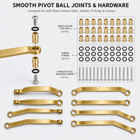 Brass High Clearance Chassis Links Set 1/30 RC Crawler Adding Weight to Lower Center of Gravity, Upgrade Replacement Parts