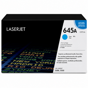 ตลับหมึกโทนเนอร์สีฟ้าเต็มรูปแบบ C9731A 645A พร้อมชิป บรรจุภัณฑ์แบบจำนวนมาก - Product Image 1