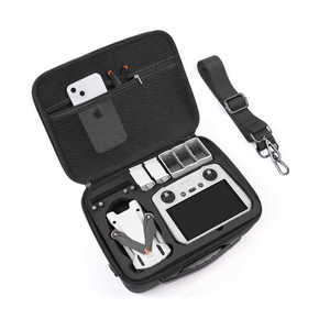 Portable pour <span class=keywords><strong>DJI</strong></span> <span class=keywords><strong>Mini</strong></span> <span class=keywords><strong>3</strong></span>/<span class=keywords><strong>Mini</strong></span> <span class=keywords><strong>3</strong></span> Pro Drone mallette de rangement Style classique fermeture à glissière dur Eva sac antichoc voyage sac à main - Product Image 2