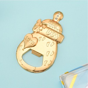 Cadeaux de baptême, souvenir, <span class=keywords><strong>cadeau</strong></span> de bienvenue pour bébé, ouvre-bouteille en métal pour biberon, ouvre-bouteille de bière pour cadeaux de fête prénatale - Product Image 2