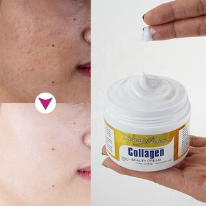 Crème Anti-âge et hydratante au collagène, éclaircissante pour la peau, visage