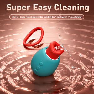 Vibratore a Forma di Rosa per Stimolare Clitoride e Punto G con 10 Vibrazioni Potenti e 3 Modalità Automatiche di Aspirazione - Product Image 2