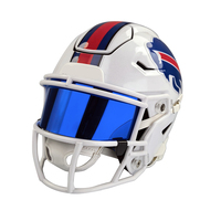 Visières en acrylique effet miroir pour la collection de casques Riddle MIDI, pour les fans présentant des visières de football