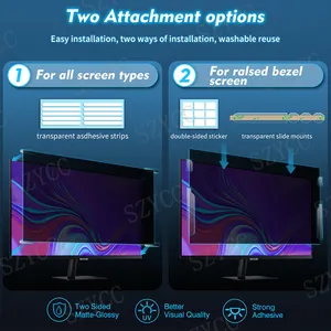 Computer Privacy Screen Filter Abnehmbarer Widescreen-Monitor Datenschutz bildschirm Blends chutz Datenschutz für Samsung 17,3 Zoll