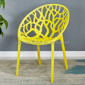 Sillas de Plástico de Resina PP Doradas al por Mayor a Bajo Precio con Diseño de Respaldo de Malla y Sillas de Resina Blancas para Actividades - Product Image 4