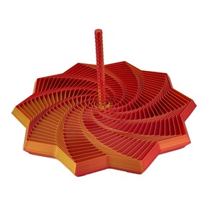 Juguete Antiestrés de Torre de Zanahorias Impreso en 3D, Colorido, con Efecto de Ilusión Óptica, Torre Espiral, Estrella Antiestrés - Product Image 6
