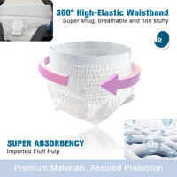 JR Pro Duo Culottes absorbantes pour adultes, sous-vêtements jetables à double protection pour personnes âgées
