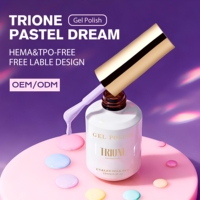 Ensemble de vernis gel pastel 40 couleurs printemps/été, sans HEMA, TPO, fournitures pour ongles personnalisées OEM/ODM, vernis gel UV pour salon, vente en gros