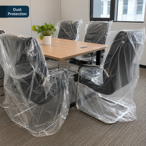 <span class=keywords><strong>Film</strong></span> <span class=keywords><strong>de</strong></span> protection transparent TIANFENG OEM pour chaise, en PE 40g, sac d'emballage pour meubles moulé par soufflage, pour usage domestique - Product Image 1