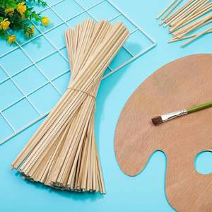 Bilah strip tongkat kayu Paulownia persegi bulat untuk siswa DIY kerajinan Model ruang bangunan dari hutan Hengyu - Product Image 3