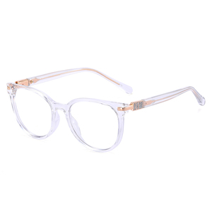 MS 82162 2024 New Thời Trang của phụ nữ Cat Eye quang chống-ánh sáng màu xanh kính TR90 + kim loại sáng bóng khung Eyewear thiết kế đầy màu sắc - Product Image 3