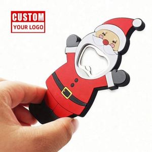 Wholesale 2D 3D PVC Rubber Bottle Opener Keychain Metal Bottle Opener Custom Beer With Logo Silicone Bottle Opener - Product Image 1