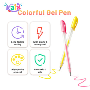 Bolígrafos de Gel <span class=keywords><strong>3D</strong></span> Personalizados KAIX para Bullet Journaling Estético y Manualidades, Tinta No Tóxica, Compra al por Mayor para Material Escolar - Product Image 2