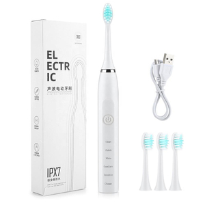 Vente en gros en stock, ensemble <span class=keywords><strong>de</strong></span> brosses à dents électriques <span class=keywords><strong>pour</strong></span> couples, brosse à dents intelligente rechargeable par USB, portable, étanche - Product Image 1
