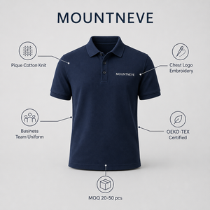 Polo Personalizzata da <span class=keywords><strong>Uomo</strong></span> in Cotone Piqué Ricamato, Uniforme Aziendale, <span class=keywords><strong>Abbigliamento</strong></span> da Lavoro, Casual per Uso Quotidiano - Product Image 4