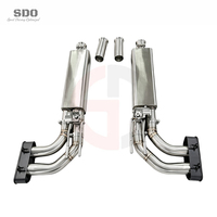Tuyaux d'échappement Catback SDO Racing Performance pour Mercedes Benz G63 AMG W463A W464 4.0T 2018-2026, silencieux SS304 avec embouts noirs