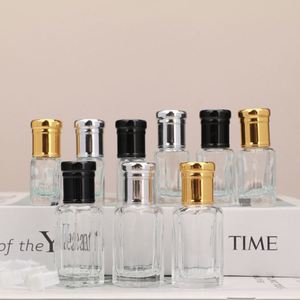 3ml 5ml High-grade Square Glass Roller Bottle Roll-on Bottle With Steel Glass Roller Ball - Product Image 3