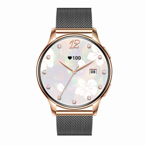 <span class=keywords><strong>2025</strong></span> Phụ Nữ Của Tập Thể Dục Thể Thao Thông Minh Đồng Hồ Thép Không Gỉ Ban Nhạc Android Thời Trang Đồng Hồ Với Đồng Hồ Báo Thức La Bàn Phụ Nữ Smartwatches - Product Image 4