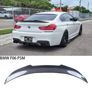 สปอยเลอร์หลังคาร์บอนไฟเบอร์ลายรังผึ้งทรง PSM สำหรับรถยนต์ BMW ซีรีส์ 6 F06 4 ประตู Gran Coupe M6/F13 2 ประตู Coupe M6 ปี 2011-2018 - Product Image 1
