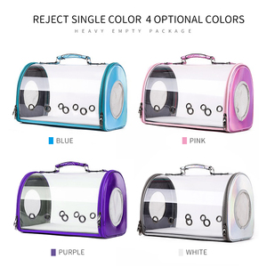 Bolsas de transporte transparentes ecológicas para mascotas, bolsas de viaje personalizadas, para mascotas, gatos, perros, conejos, jaulas transpirables - Product Image 5
