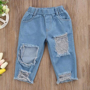 Conjunto de Ropa para Bebés, Ropa de Verano para Niñas, Pantalones Vaqueros de Mezclilla, Traje para Niños de China - Product Image 4