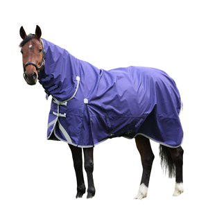Alfombras para caballos para clima frío diseñadas pensando en la comodidad, hechas de poliéster impermeable y adaptadas para todos los caballos - Product Image 5