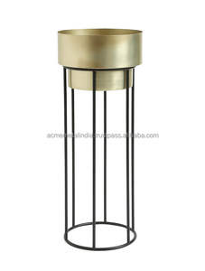 Juego de Dos Macetas de Metal y Vidrio en Formas Personalizadas, Múltiples Tamaños, Macetas y Jardineras de Alta Calidad para Interiores del Hogar - Product Image 4