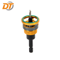 Foret fraiseuse DT à 4 cannelures avec butée de profondeur réglable, personnalisable ODM/OEM pour le chanfreinage des trous de vis dans le bois