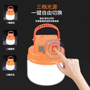 Ld-100W <b>Camping</b> <b>Lantern</b> Rechargeable <b>Led</b> Light 18.5Cm Outdoor Tent Use - Product Image 3