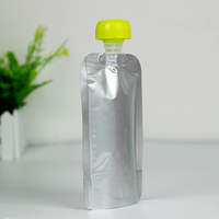 Aangepaste Biologisch Afbreekbare Stand-Up Plasti Vloeibare Vruchtensap Drinken Doypack Plastic Zakje Met Tuit