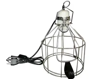 Hot Selling Flexible Grip Reptile Clamp Lamp with Safety Steel Cage