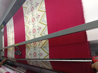 Tissu en polyester 100 % blanc pêche de Zhejiang à bas prix pour textiles de maison