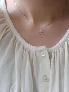 Colgante/Dije de Oro Amarillo GOL Dtutu al por Mayor con Lazo y Pequeños Dijes de Oso, Joyería Unisex de Moda para Fiestas, Modelo Kj448 - Product Image 4