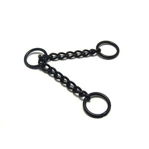 Collier de chien réglable en acier inoxydable 5/8 chaîne de martingale demi-chaîne de spectacle de starter pour collier de chien - Product Image 4