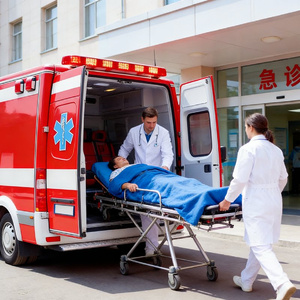 1veco 4X2 Benzin-Überwachungs-Krankenwagen Neues Notfall-Rettungs-Patiententransportfahrzeug Direktverkauf ab Werk - Product Image 3