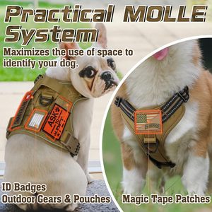 Waterproof Reflective Nylon High Quality <b>Dog</b> <b>Harness</b> Soft Comfortable Lining <b>No</b> <b>Pull</b> Pet <b>Harness</b> - Product Image 4