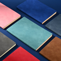 Agendas 2026 A5 en cuir pour bureau, bloc-notes professionnel avec logo de réunion, 100 feuilles, édition cadeau imprimée, reliure sans colle
