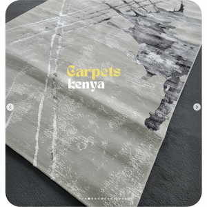 Tapis turc moderne en polypropylène tissé à la machine, haute qualité, jute, résistant aux taches, poils longs, abstrait, chambre à coucher, maison - Product Image 1