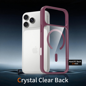 Coque de téléphone avec bouton de contrôle de l'appareil photo pour iPhone 17 18 <span class=keywords><strong>Pro</strong></span> <span class=keywords><strong>Max</strong></span>, antichoc, magnétique, givrée, transparente et protectrice - Product Image 5