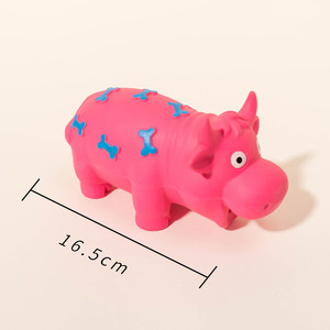 Luxury New Durable Bite-Resistant Latex <strong>Dog</strong> Molars Chew Toys Cartoon Animal Modeling Printed <strong>Bones</strong> Multi-functional <strong>Dog</strong> Toys - Product Image 4