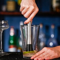 Ensemble de bar à cocktails en acier inoxydable durable, personnalisable, de différentes capacités et styles, avec logo, fabrication directe d'usine, shaker de 800 ml