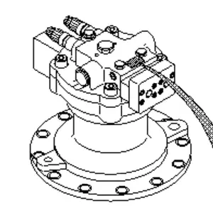 Hộp Số Xoay Máy Xúc Giảm 72203590 Cho New Holland Kobelco E215B