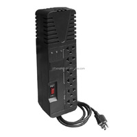 Régulateur automatique américain monophasé en cuivre, type prise 6 AVR 300W 120VAC, protection contre les surtensions pour appareils électroménagers