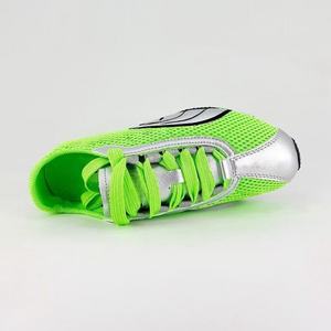 Zapatos Deportivos Retro de Invierno para Hombre, de Cuero Genuino Fluorescente Verde, Diseño de Diseñador, Parte Superior de Malla Transpirable, Ligeros y Cómodos - Product Image 4