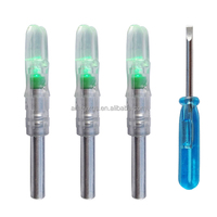 Tir à l'arc Éclairé Nocks MENÉE Automatique Activé Flèche Nocks Queue ID6.2mm Tir À L'arc Flèche De Chasse Accessoire Arc Accessoire
